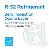 BLACK+DECKER BD08WT6 Window Air Conditioner with Remote Control, 8000 BTU, White