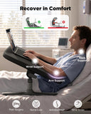 SAIJI Laptop Lap Desk for Bed & Couch with Soft Armrest, Bed Desk Table