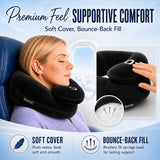 BCOZZY Neck Brace Pillow - Patented Relief for Neck Pain and Supportive Sleep-Soft, Washable, and Adjustable for Comfortable Resting. Gray Large