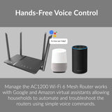 D-Link WiFi Router AC1200 High Power Gigabit Ethernet Dual Band Mesh Wireless Internet for Home