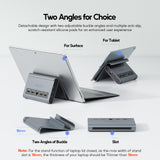 USB C Docking Station Dual Monitor 4K, Laptop Stand Dock for Home & Office