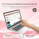 HP 17.3" Touchscreen Laptop, Intel Core i7-1355U, Pale Rose Gold, 64GB RAM