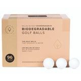 Biodegradable Golf Balls | Water Dissolvable | Eco Friendly | Dissolves in 2-4 Weeks (96) Biodegradable Golf Balls