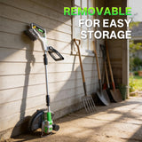 SOYUS 12 Inch Electric Weed Wacker Cordless, 2 in 1 Cordless String Trimmer and Edger with Auto Line Feed, 20V Weed Wacker Battery Operated for Garden, Yard with 2 X 2.0 Ah Battery & Charger