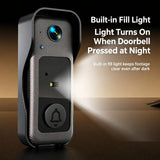 Wireless Smart Video Doorbell with Display Screen,Video Doorbell Camera