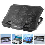 Inch Laptop Cooling Pad Stand with 6 Fans USB Powered Holder