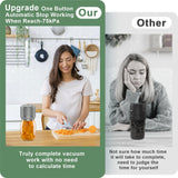 M12 Auto Stop Electric Mason Jar Vacuum Sealer - 2026 Upgrade Smart Jar Vacuum Sealer for Mason Jars with Wide and Regular 2500mAh Battery Portable Mason Jar Sealer Machine Kit