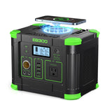 GRECELL Portable Power Station 330W (Peak 600W), GRECELL 288Wh Solar Generator with 60W USB-C PD, 5W Wireless 110V Pure Sine Wave AC Outlet, Lightweight Backup Battery for Camping, Travel, RVs