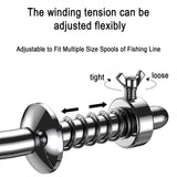 LZXUNG Fishing Line Spooler, Portable Reel Spooling Station for Spinning & Baitcasting Reels, Adjustable Winder Fits Multiple Spool Sizes, Tangle-Free Fishing Essentials