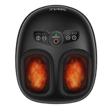 Beleduc Foot Massager with Heat and Compression, FSA Eligible, Deep Kneading Shiatsu Foot Massager for Plantar Fasciitis & Neuropathy, 3 Intensities, Washable Covers, Fits Up to Men Size 14