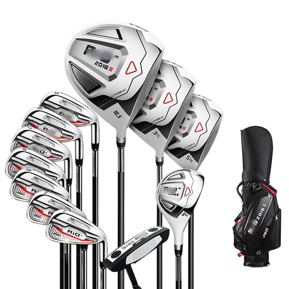 Golf Set, Golf Clubs, 12-Piece Golf Set for Men, Complete Set of Practice Clubs for Beginners, with Standard Golf Bag