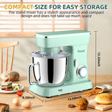 Stand Mixer, 6QT 10+P Speed Tilt-Head Kitchen Electric Mixer, Food Mixer with Stainless Steel Bowl Peicual