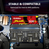 PUSKILL 16GB DDR4 3200MHz SODIMM CL22 Laptop RAM (2x8GB)