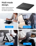 Fold Portable Standing Desk Laptop Stand Foldable Ergonomic Angle Lift Anti-Slip Compatible with MacBook Neo, MacBook