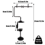 Fishing Line Spooler Portable Fishing Reel Spooler Adjustable Stable Fishing Line Winder Spooler Machine with Clamp Suction Cup Base Spooling Station System for Spinning Casting Reels