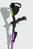 Ergobaum 7G by Ergoactives. 1 Pair (2 Units) of Ergonomic Forearm Crutches - Adult 5' - 6'6'' Adjustable (Purple)