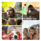 NODG 5 Gallons/20L Portable Solar Shower Bag Solar Heating Shower Bag with Removable Hose On-Off Switchable Shower Head for Camping Beach Swimming Outdoor Activities Traveling Hiking Cycling Picnic