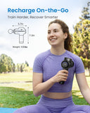 RENPHO Active+ Percussion Massage Gun, Mothers Day Gifts, 5 Adjustable Speeds for Back, Neck, Muscle Recovery - App Controlled Guided Courses, with Carry Case for Professional Athlete, Gym and Travel