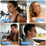Wireless Earbuds, Bluetooth 5.4 Headphones HIFI Stereo/Crystal clear, Blue