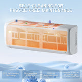 Albott 9000 BTU Mini Split Air Conditioner Heat Pump, Inverter Ductless AC, Cools up to 450 Sq. Ft, Energy-Efficient with Self-Cleaning, SEER2 18.5, 208-230V
