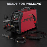 ARCCAPTAIN Pulse MIG Welder 200A Aluminum Welding Machine 110V 220V MIG200P