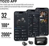 Active Noise Cancelling Wireless Earbuds, 6 Mics ENC Clear Call, IPX8 Waterproof, in Ear Bluetooth 5.3 Headphones TOZO