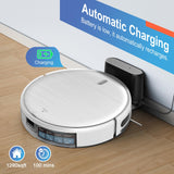 Robot Vacuum and Mop Combo, 2 in 1 Robotic Vacuum Cleaner with Schedule, App/Alexa/Voice Control, Slim 2.87", Self-Charging, Strong Suction & Long Runtime, Ideal for Hard Floor, Pet Hair, Carpet