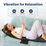 COMFIER Full Body Massage Mat with Heat, Back Massager with 10 Vibration Motors, 4 Heating Zones, Foldable Relaxation Pad for 3 Adjustable Intensity– Vibration Massage Only, Mothers Day Gift