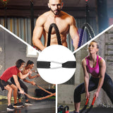 Battle Rope Anchor Strap Kit Accessories for Home Gym Outdoor Muscle Workout Equipment,Carabiners with 2 Durable Straps and 1 Heavy Duty Carabiner, Home Gym Equipment for Men Women Hoedia