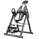 YOLEO Gravity Heavy Duty Inversion Table with Headrest & Adjustable Protective Belt Back Stretcher Machine for Pain Relief Therapy (White)