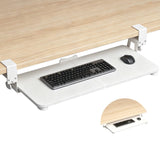 XINLEI Keyboard Tray Under Desk Large C-Clamp 25.6" x 11.8" Board