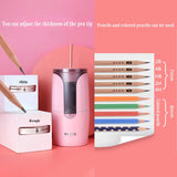 Electric Pencil Sharpener,Full Automatic Rechargeable for Student Stationery