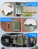 KEMIMOTO Tankless Water Heater Outdoor 1.32GPM with Independent Water Pump，4 Fold Protection, 5L Camping Portable Instant Water Heater for RV, Hunting, Off-grid living