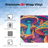 Phone Skin Compatible with Microsoft Surface Laptop 13.8" 8th Edition (2026) - Mushrooms - Premium 3M Vinyl Protective Wrap Decal Cover - Easy to Apply | Crafted in the USA by MightySkins