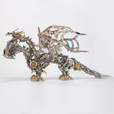 OBIOCKIDAY 3D Metal Puzzle, 3D Metal Model Kits Steampunk Mechanical Model 3D Jigsaw Puzzle, 2900+ Pieces 3D Laser Puzzle DIY Assembly Metal Model for Birthday Gift - Dragon