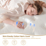 Queen Size Mattress 14 Inch, Hybrid Mattresses in a Box, Medium Firm Individual Pocket Springs Fiberglass Free Breathable and Stress-Relieving CertiPUR-US 80" x 60"