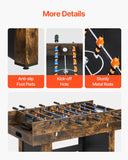 VEVOR 3-in-1 Combo Game Table Set, 54" Air Hockey Table, Multi Combination Table with Air Hockey, Ping Pong, Foosball, Pushers & Pucks, Air Powered Arcade Hockey Table for Family Game Room Office