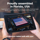 Fusion5 Built in USA 10.1” Windows 11 Tablet PC (March 2026 Release) - 12GB RAM, 256GB SSD, 13th Gen CPU, Full HD Windows Tablet Computer, USB C, HDMI - 2 Year Full Warranty with Accidental Damage
