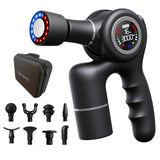 VARIENZ VM PRO Deep Tissue Massage Gun – Percussion Body Massager with Heat & Cold Therapy for Pain Relief, Muscle Recovery, 15 Speeds, 90° Rotation, Quiet Brushless Motor, Extra Battery Included
