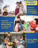 CRANDDI Professional Blender,1500 Watt Commercial Blenders for Kitchen with 70oz Capacity and Self-Cleaning