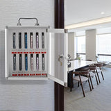 36-Slot Wall-Mount Cell Phone Locker - Secure Storage Cabinet with Lock, Ideal for Classrooms & Offices, Portable Phone Holder Box for Organized Storage Solutions