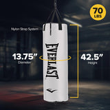 Everlast Elite 2 Heavy Bag (White | 70 lb)