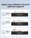 OhGeni Cal King Air Mattress with Built in Pump, 18" Tall Inflatable Blow Up Bed, Luxury Comfort for People(190CM Height), Keep Feet from Dangling, Colchon inflables, Ideal Alternative to a Bed