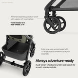 Mompush Ultimate 3 Full Size Stroller, Extendable Seat, Infant to Toddler