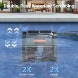 (2026 Upgrade) WINNY POOL CLEANER C1 for Inground & Above Ground Pool, 4-in-1 Wall & Waterline Cleaning up to 1,614 Sq.ft, 150 Mins Runtime, APP Control, Smart Navigation & Weekly Custom Plan