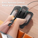 ESL Under Desk Elliptical - Portable Leg Exerciser with Pedal Strap for Seniors, Compact Seated Elliptical with Remote Control