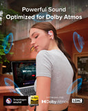 Cleer ARC 3 Open Ear Headphones - Dolby Audio, Snapdragon Sound True Wireless Earbuds, 50Hr Battery, Pink Cleer