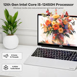 NIMO 15.6" FHD IPS Laptop, 32GB RAM 1TB SSD Intel 8 Core i5 (Beat i7-11800H, Up to 4.4 GHz), 100W Fast PD, Backlit Keyboard for AI Multitasking WFH Office Trip & Students Daily Study 2-Yr Warranty