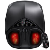 KNQZE Shiatsu Foot Massager with Heat and Remote, 2026 Upgraded Lift-Arch Design, 3D Deep Kneading, Relief for Plantar Fasciitis and Foot Pain, Fits Up to Men Size 14, Ideal Gift for Mom Women Men