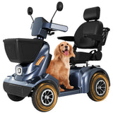 MobiCyc 32 Miles Heavy-Duty 4-Wheel Mobility Scooter for Seniors &Adults